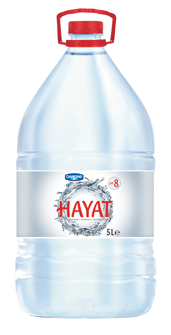 Hayat 5 litre natural mineral water bottle